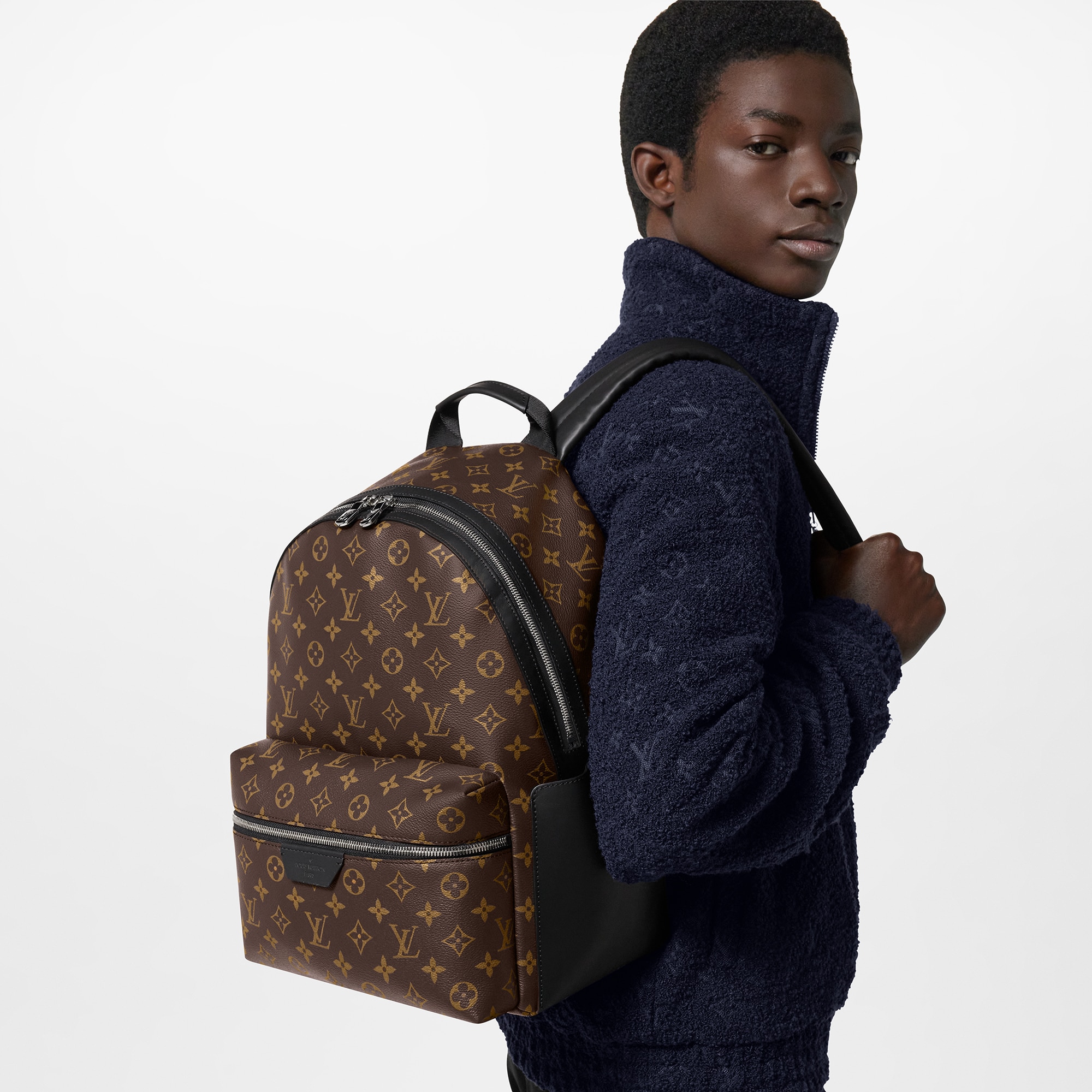 Discovery Backpack PM Monogram Macassar Canvas Bags M46684 LOUIS VUITTON